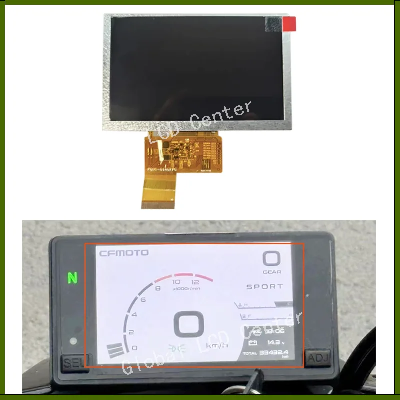 

New 5 Inch 40Pin 800*480 For CFMOTO CF 250SR 250NK NK250 NK 250 LCD Screen Display Panel Module