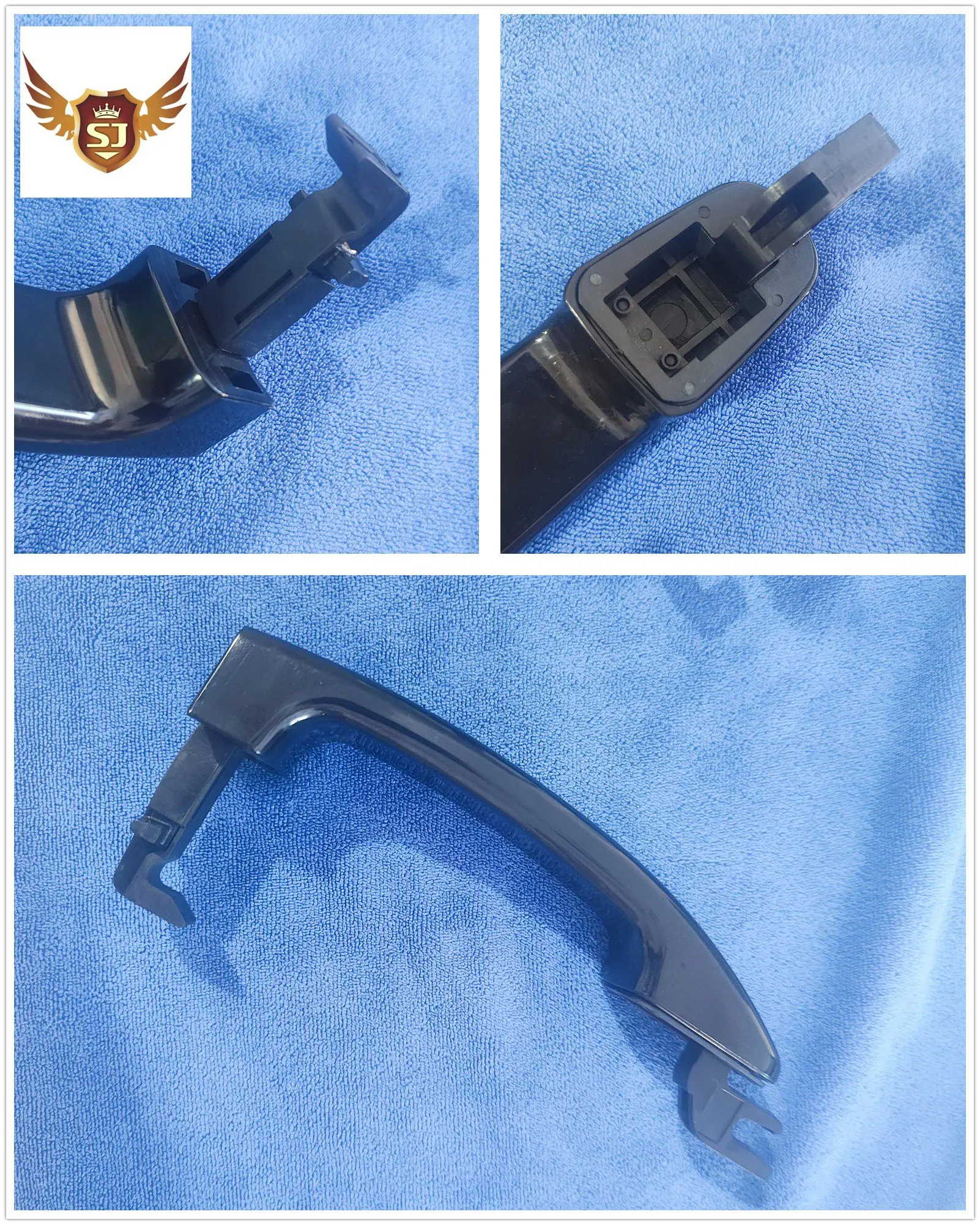 مقبض الباب الخارجي لمازدا BT50 2012-2020 فورد رينجر 2012-2021 ايفرست T6 T7 كروم وأسود