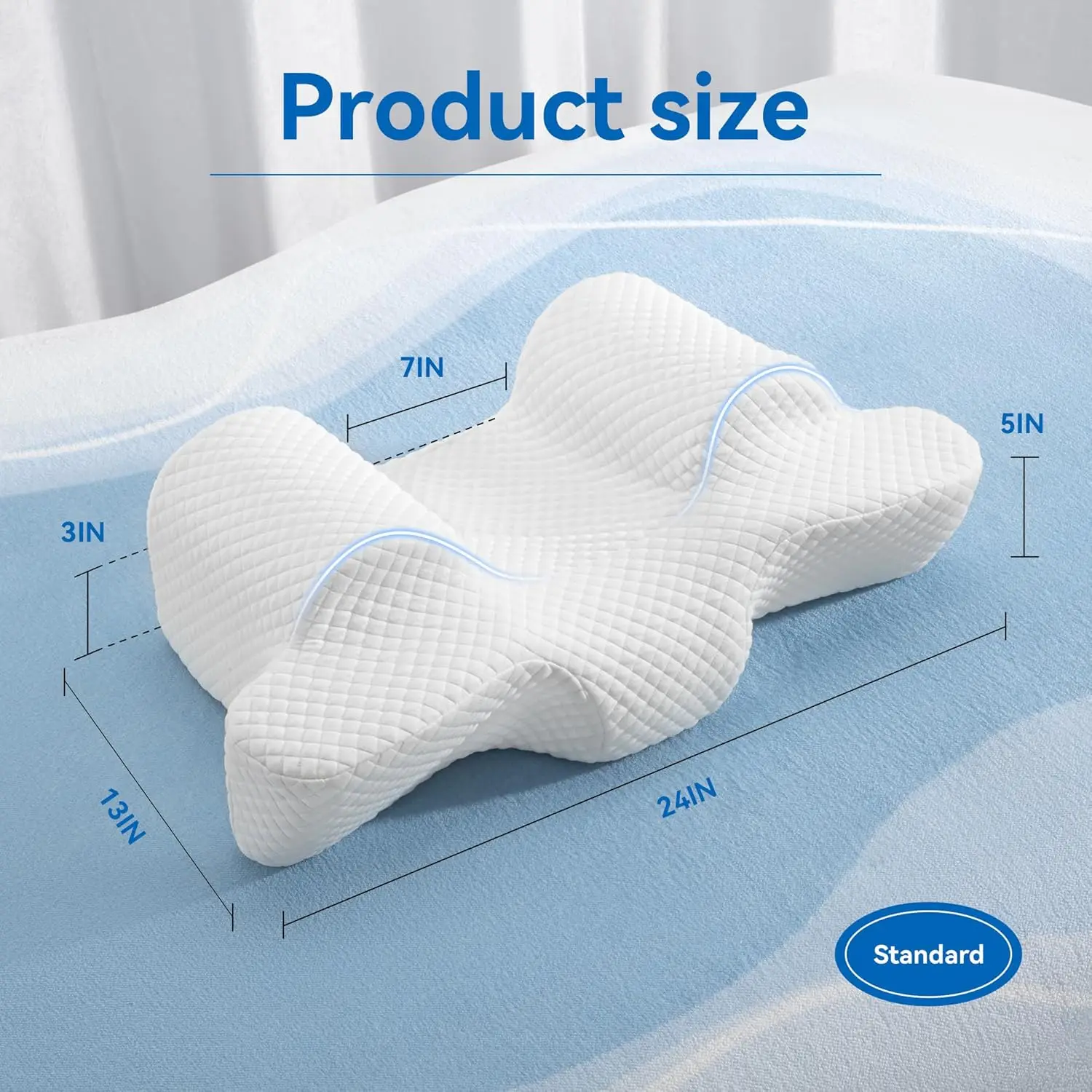 Sleeping Beauty Pillow Anti-Wrinkle Neck Protection Sleep Memory Foam Pillow Comfortable Soft Skin Care Bedding Cool Face Pillow