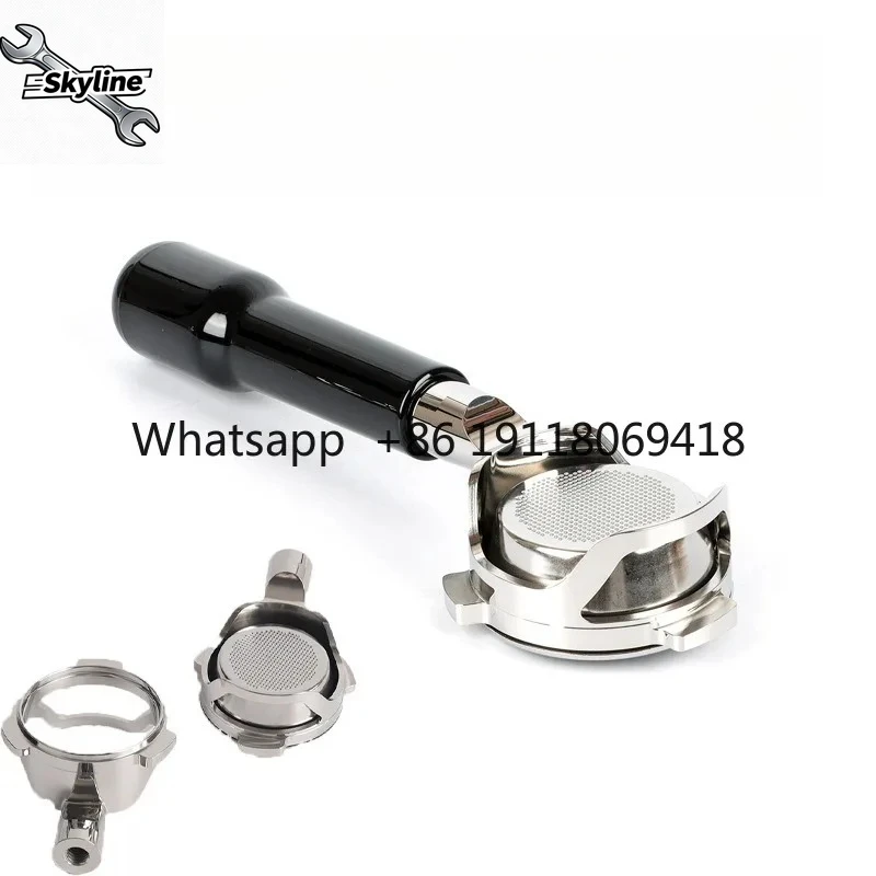 54MM Bottomless Hollow Portafilter 878/870/880 Espresso Machine Stainless Steel Modified Handle Coffee Filter Tool