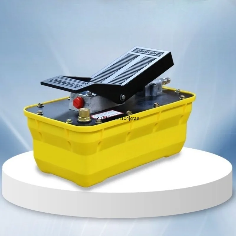 For 2.3L Pneumatic Hydraulic Foot Pump Manual Operated Large Oil Capacity For Auto Body Frame Straightener Repair Accessory