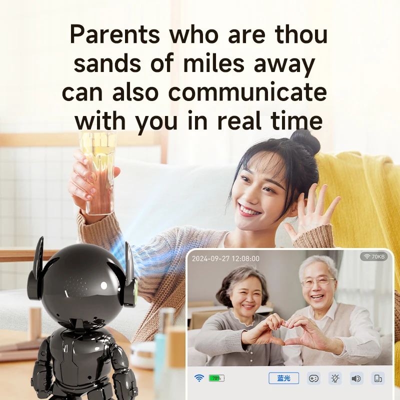1080P Smart Astronaut Robot IP Camera 5G Wifi 360° AI Track Security Surveillance Night Vision Home Security Baby Pet Monitor