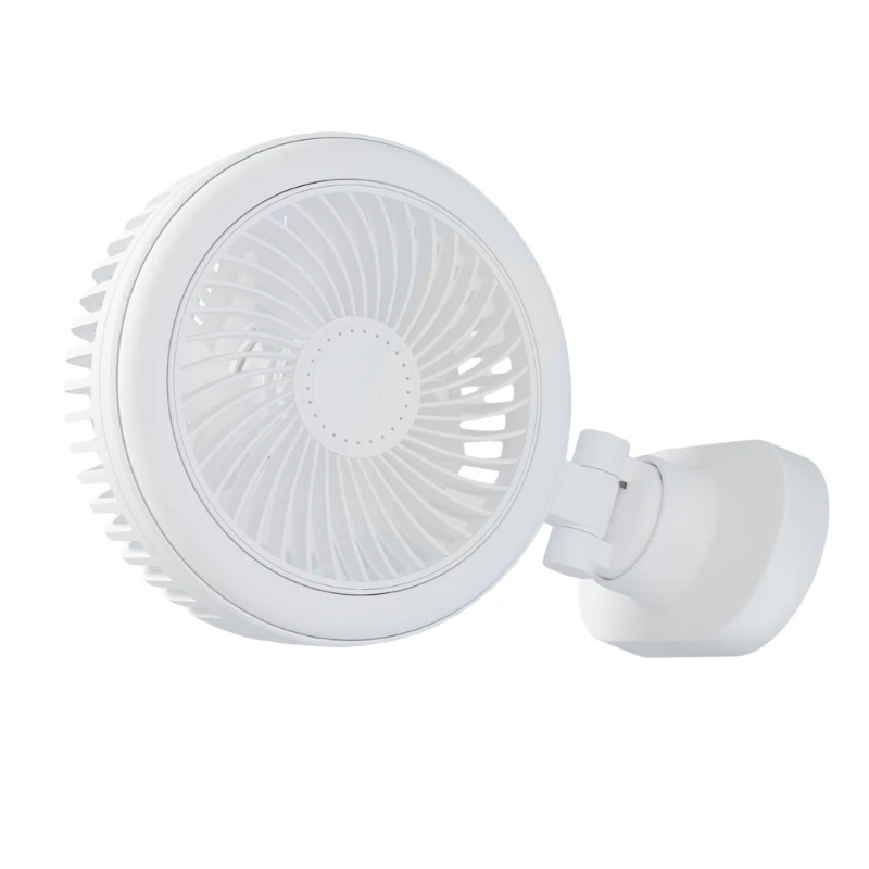 

Portable Clip on Fan Camping Fan with LED Lights 2000mah Capacity Battery Operated Fan Rechargeable Fan for Desk Tent