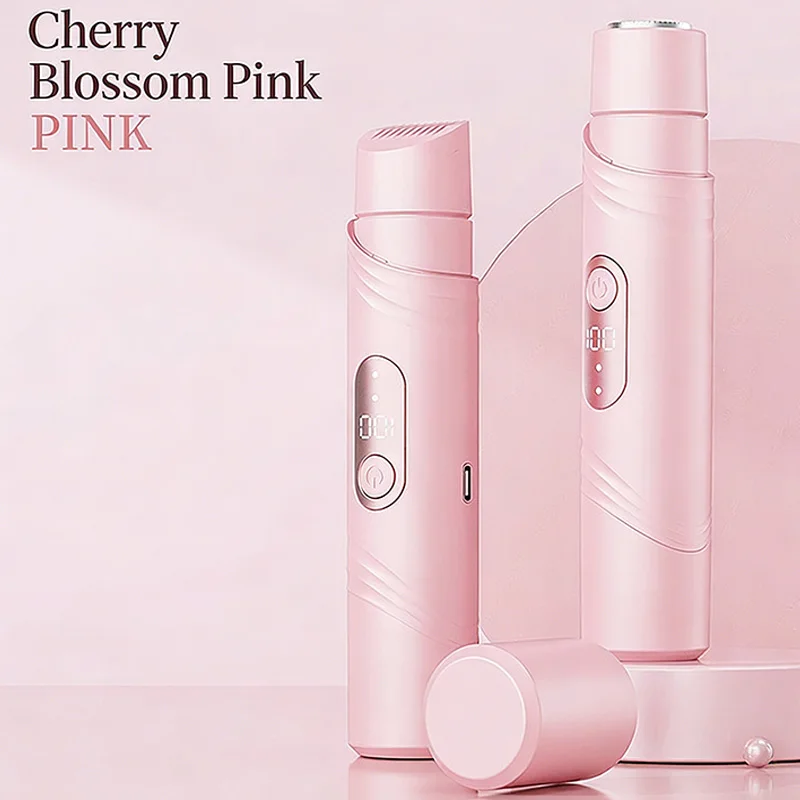 

Электробритва 2-в-1 для домашнего использования, безболезненная бритва для удаления волос для женщин, триммер для тела, насадка для зоны бикини, зарядка через USB