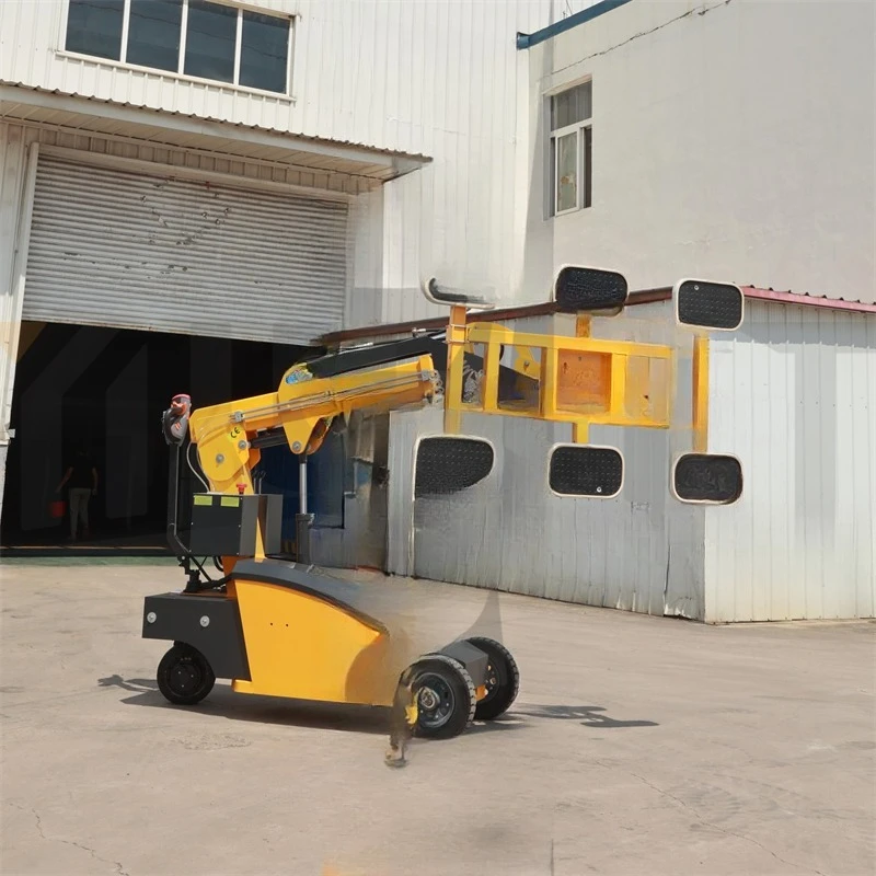 Supply glass workshop 3.7 meters lifting height vacuum elevator robot.