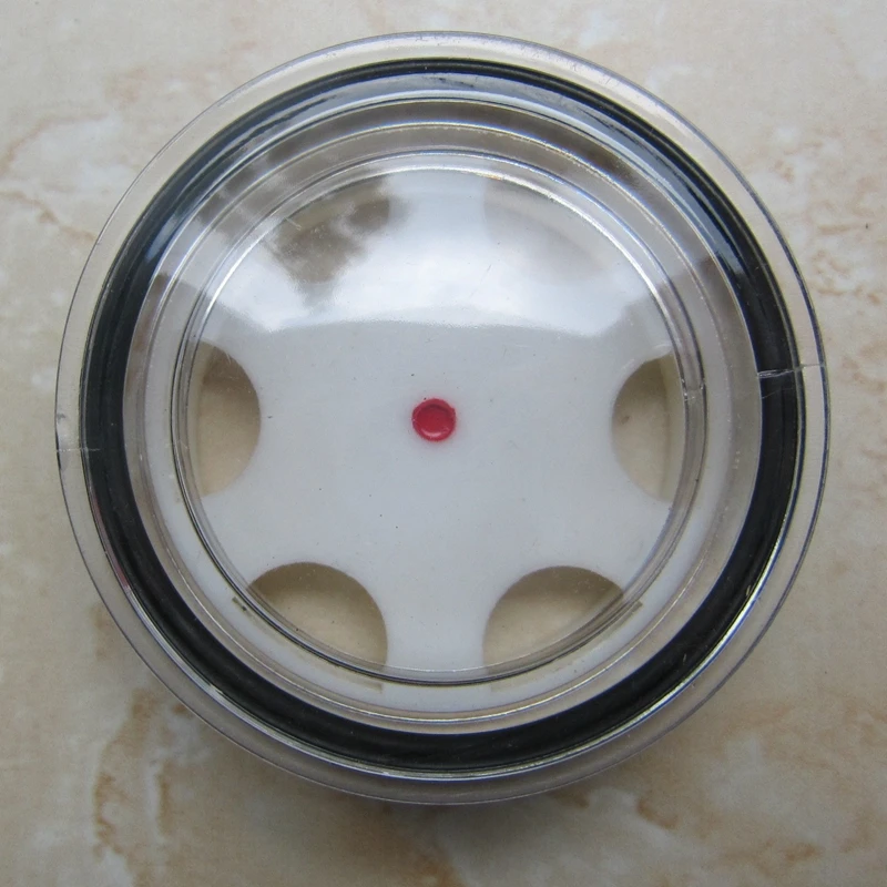 1PC Metrico Maschio di Plastica Livello Olio Spia Finestra di Vetro Testa Esagonale 1.5mm 2mm BSPP/testa Rotonda (senza Threadm20-m65) Per Compressore D'aria