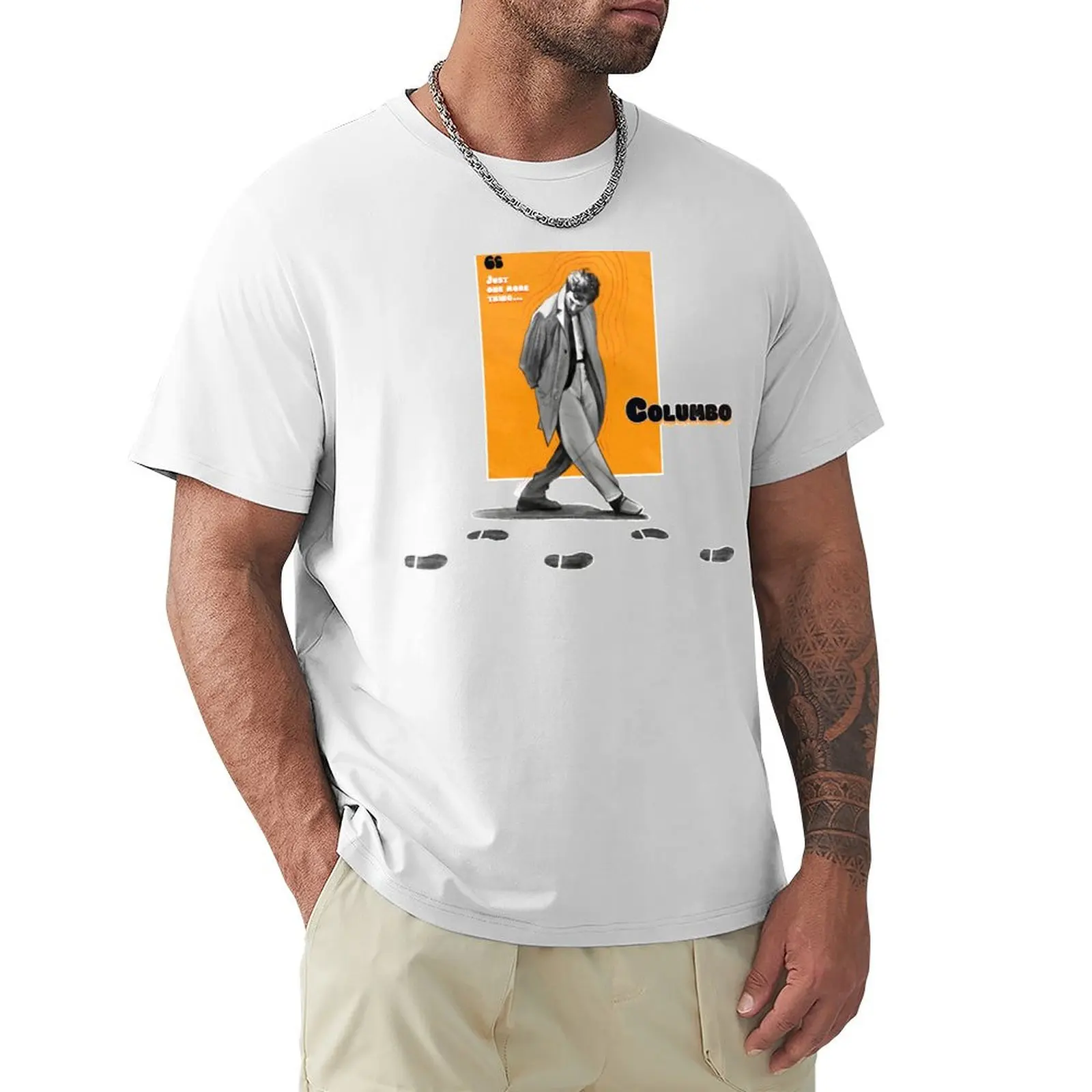 

Vintage style COLUMBO Poster art T-Shirt sublime plain blacks t shirts for men