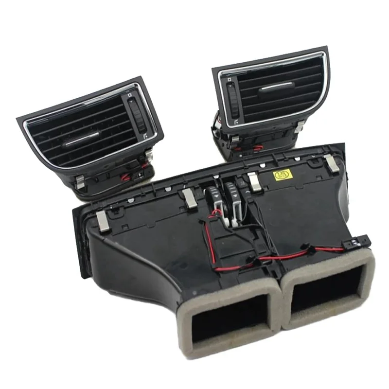 

ABBY-Внутренняя приборная панель автомобиля, вентиляционная решетка переменного тока для Skoda Superb 2 MK2 3T 2009-2015 3T0820951 3T0819701 3T0819702