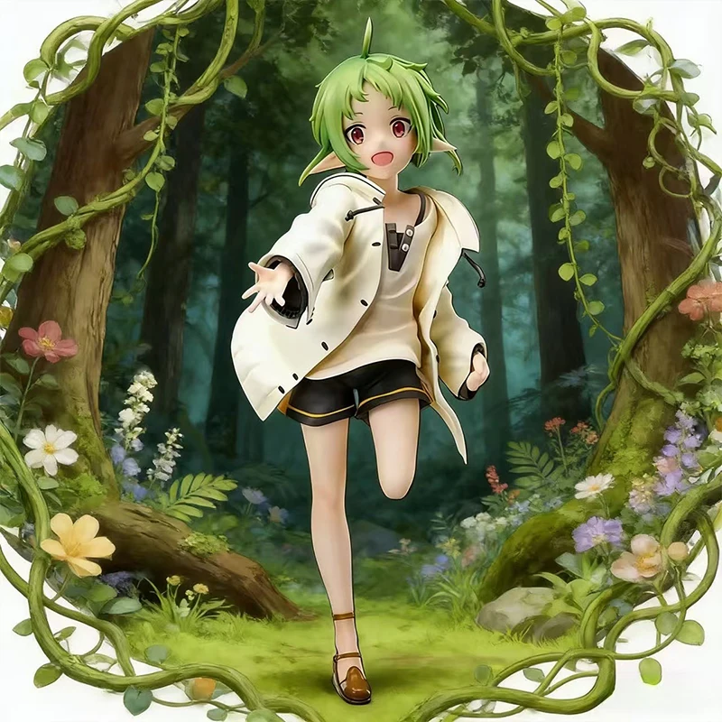 Anime Jobless Reincarnation Sylphiette Greyrat Actionfigur Desktop-Dekorationen Kawaii Mädchenfiguren japanische Puppen Spielzeug Hobbys