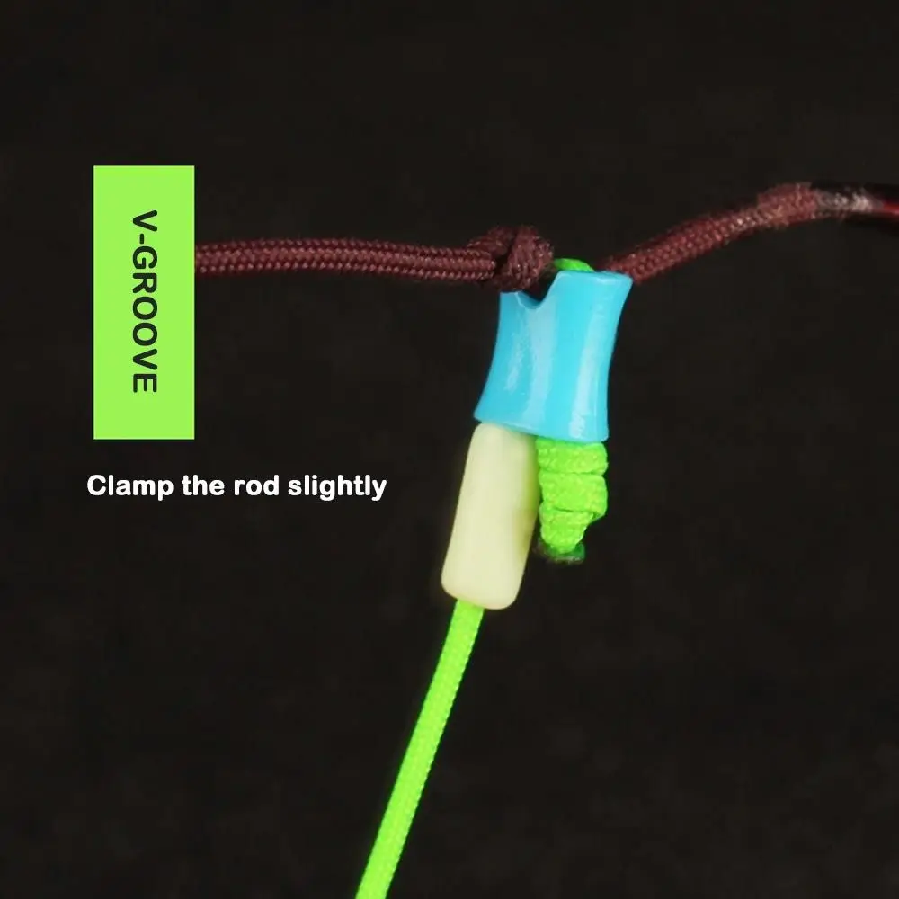 

40/100pcs Rod tip Quick Rod Tie Straps button Bungee Leash Pole Rod tip self-locking buckle Reusable Ultimate Ties Organizer