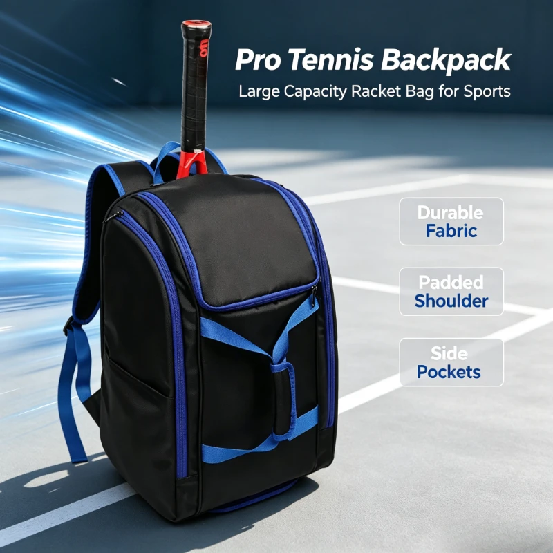 Waterproof Large Sports Backpack, Multifunctional Gym Training Bag for Men & Women, Spacious Storage Backpack for Volleyball