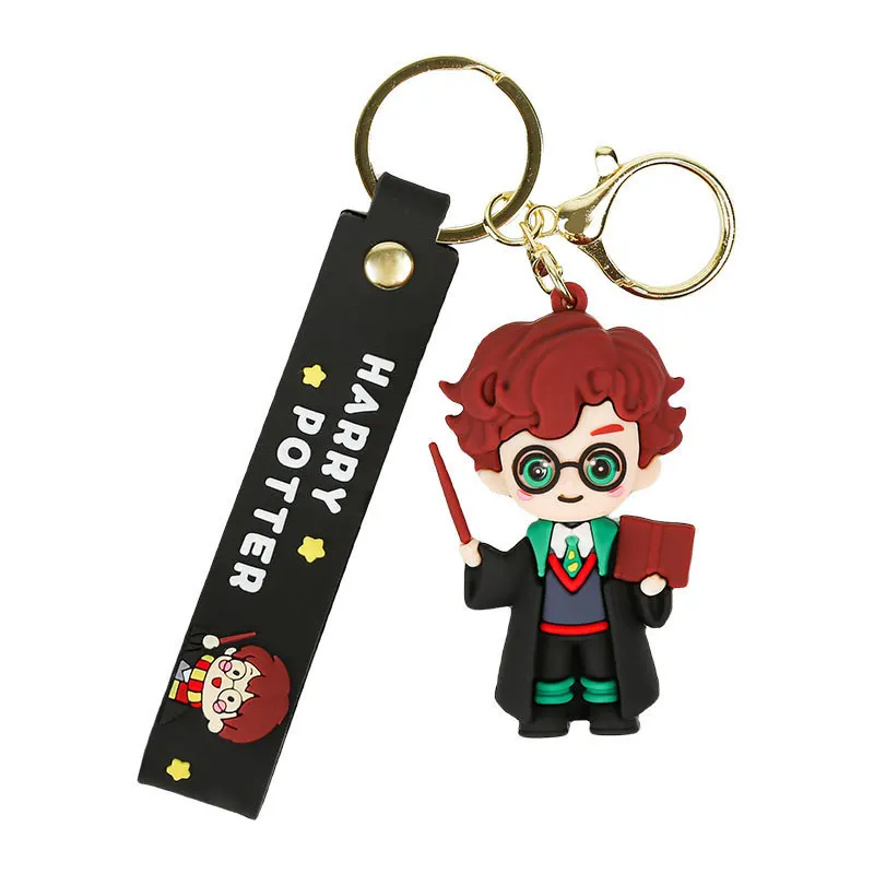 Uroczy plecak szkolny z motywem anime Harry Potter, lalka, zawieszka do lalki, słodki breloczek, kreatywne zabawki