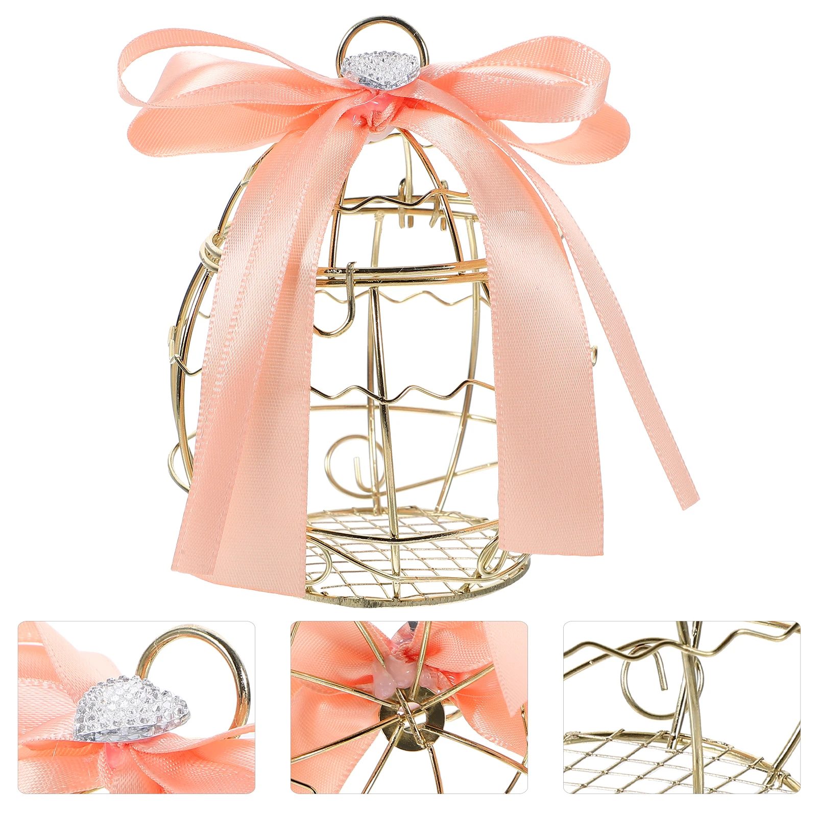 

4pcs C y Boxes Hollow Birdcage Gift Containers Bright Colors Wedding Favor Box Party C Chocolate Cases Sweets Storage