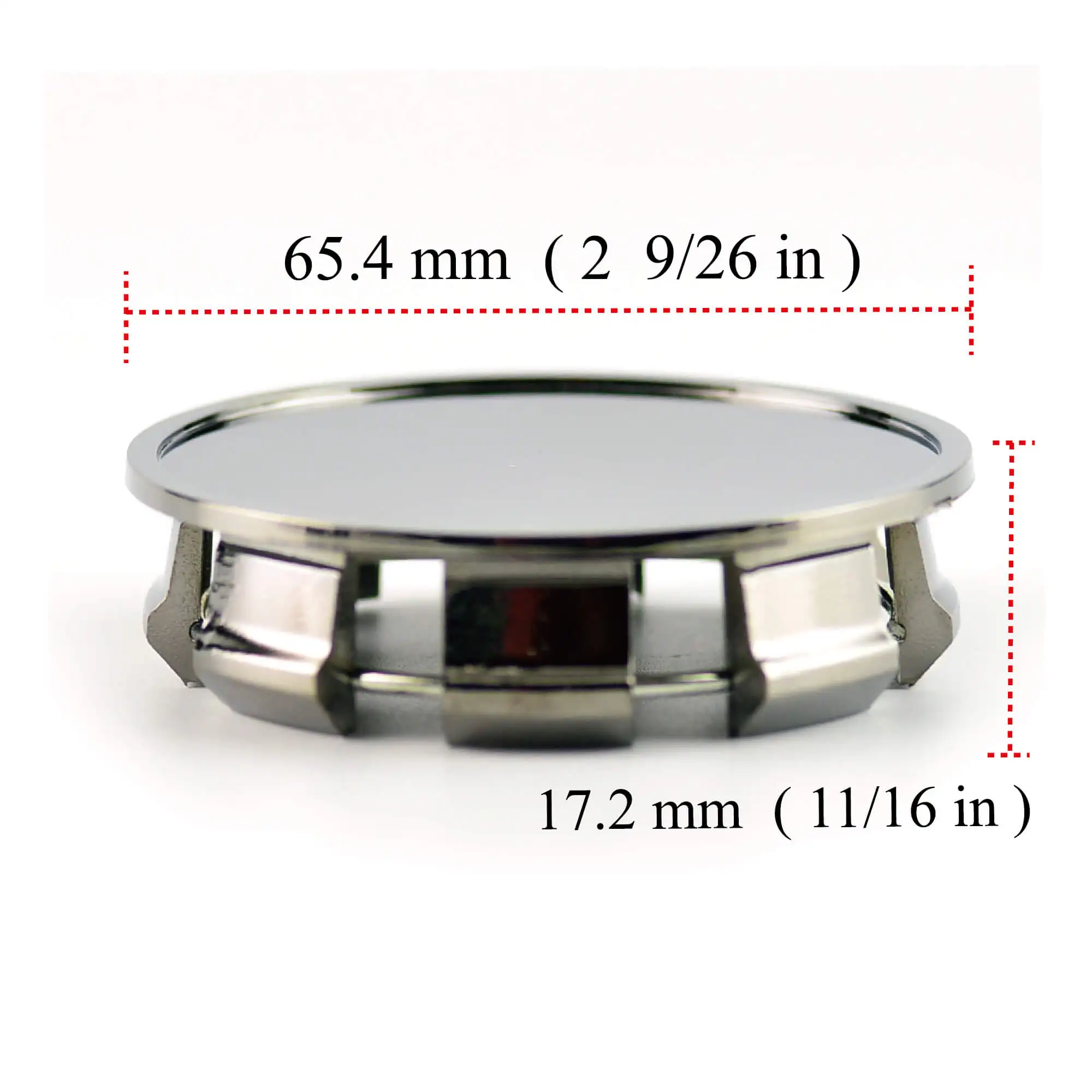CFPerformance 2 قطعة/4 قطعة 65.4 مللي متر/2.57 "OD 58.4 مللي متر/2.3" عجلات السيارة حافة غطاء محور ل 2008-2014 ESCAPE 2009-2016 MKS حافة 42603-070bb510 #2
