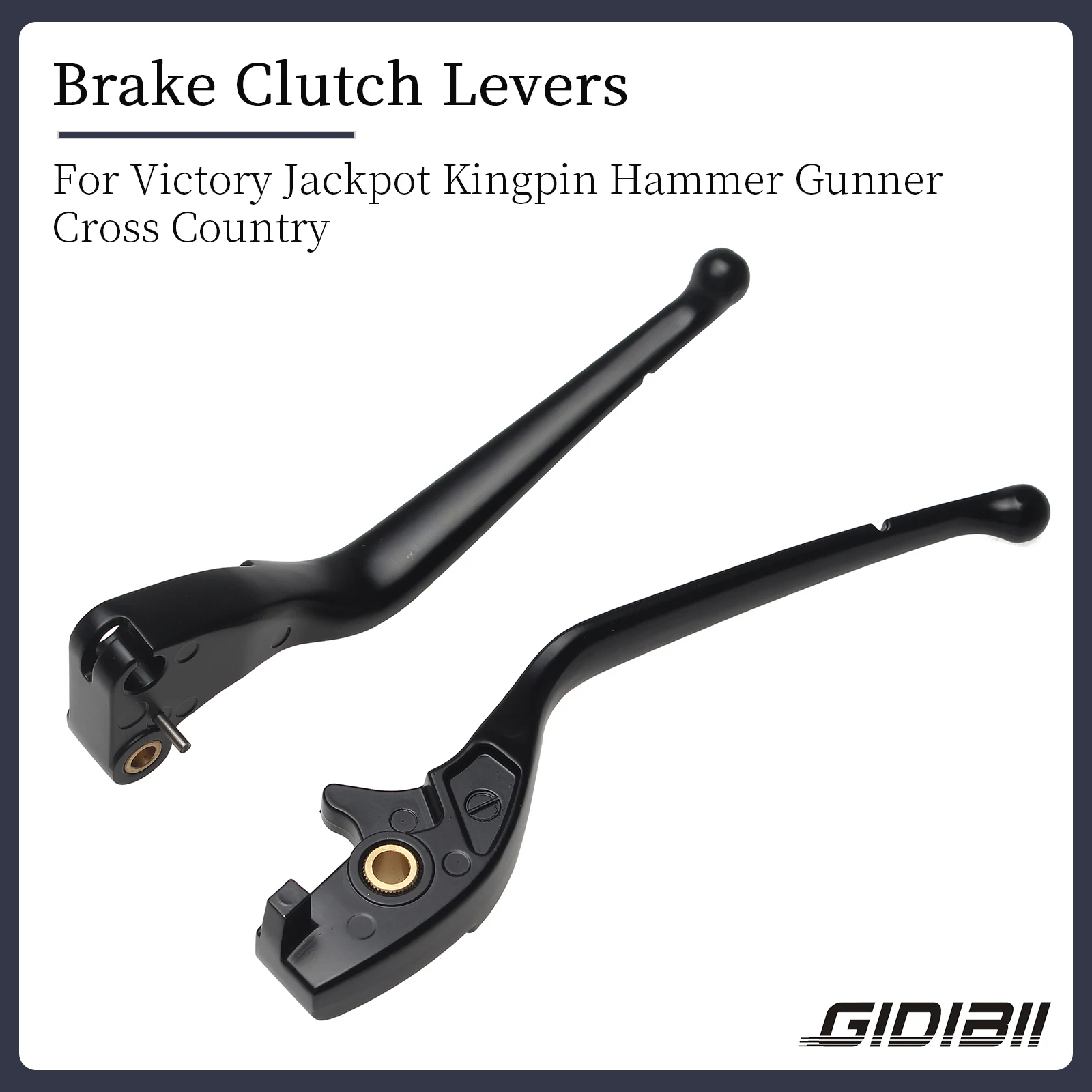 

Hand Brake Clutch Levers for Victory Jackpot Kingpin Hammer Gunner Cross Country High Ball Judge Magnum