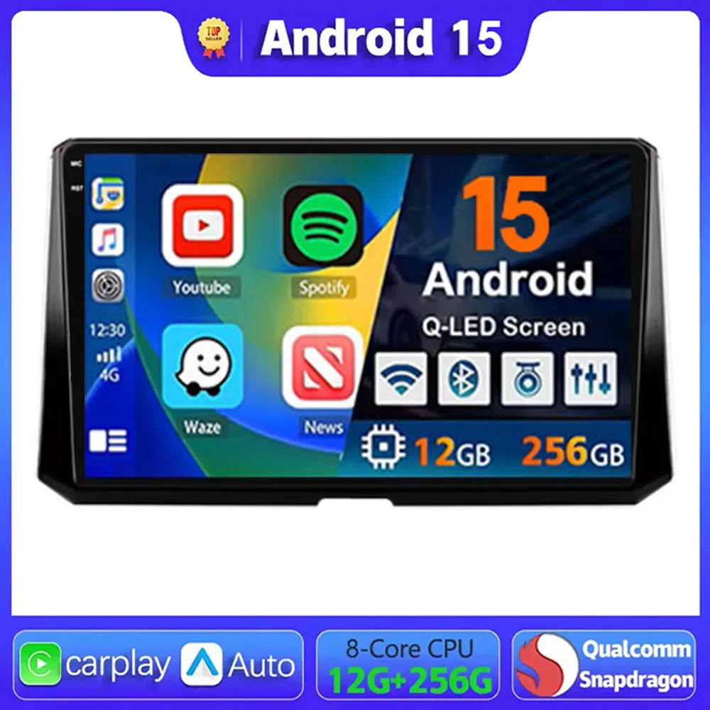 

Android 15 Wireless Carplay Auto Car Radio For Toyota Corolla 12 2018 2019 2020 Navigation GPS Multimedia Video Player Stereo 4G