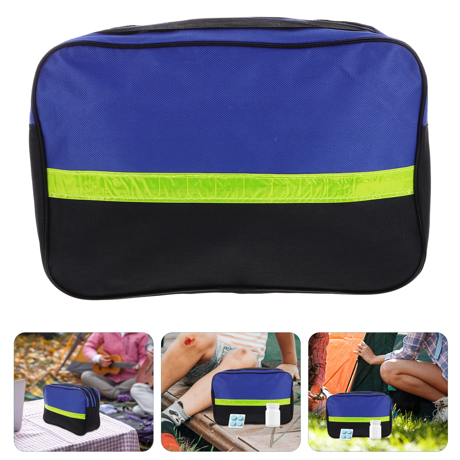 

Multifunctional Car Emergency Oxford Cloth Storage Bag Waterproof Durable Portable Organizer For Vehicle Suv Truck Automotive