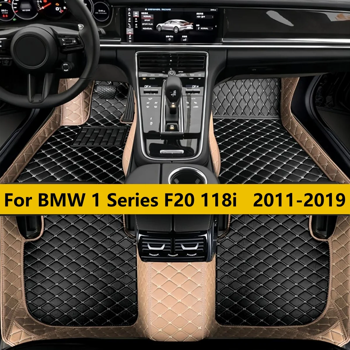 

Car Floor Mats For BMW 1 Series F20 118i 2011 2012 2013 2014 2015 2016 2017 2018 2019 Anti-dirt Pad Carpets Leather Mat