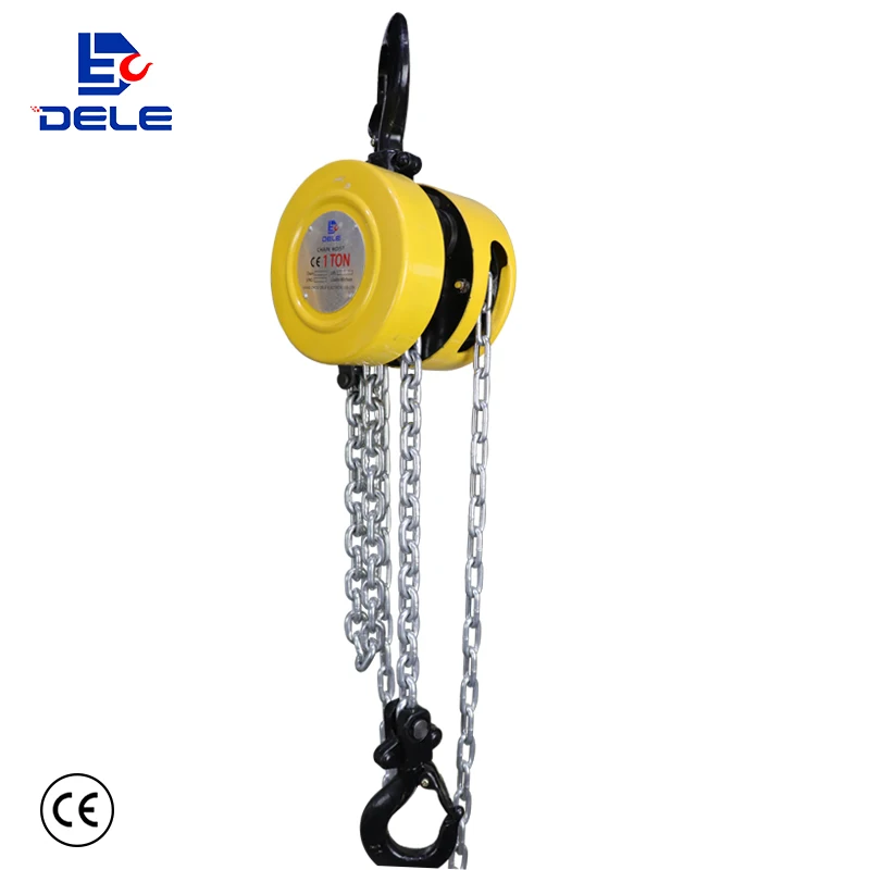 New Arrivals Manufacturer Pulley Block Small Manual Chain Hoists Lifting Hoist A Frame Roof Hoist Factory Price