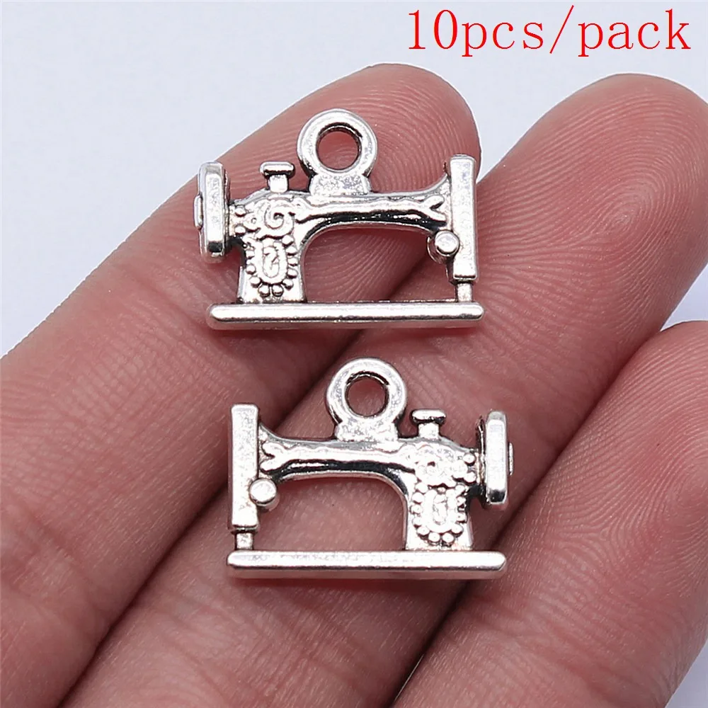 Bulk Charms For Jewelry Making Kit Pendant Diy Jewelry Accessories 3D Sewing Machine Charms