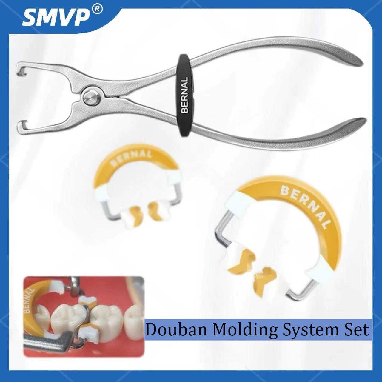 

1SET Premium Matrix Ring Forceps Placement Plier Fits Garrison Forcep Strong Separator Clamping Rings Wagotrix
