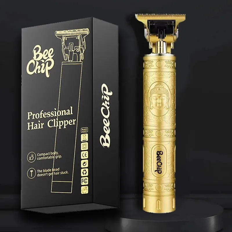 Electric Haircutter for Men USB Rechargeable Rechargeable Golden Buddha Razor Electric Hair Clipper Electric Faders Barber ABS 5