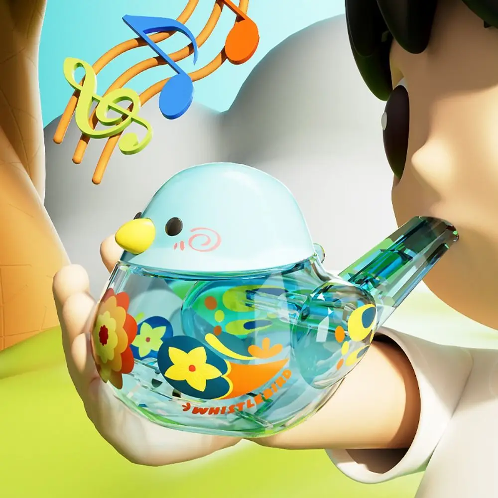 

Filled with Water Water Bird Whistle Pronunciation Training Soft Voice Children's Whistle Toy Portable Hanging Rope