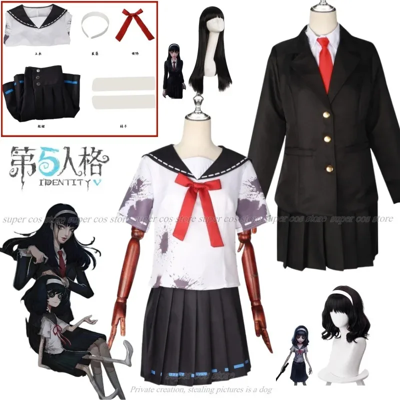 qq28LQGame аниме Kawakami Tomie костюмы для косплея женщина JK униформа мечта ведьма Tmoie косплей Хэллоуин карнавал часть ужаса