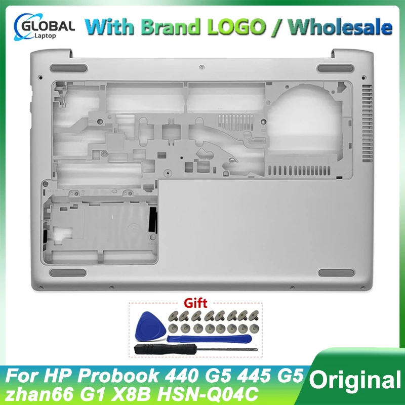 

NEW Laptop Case For HP Probook 440 G5 445 G5 zhan66 G1 X8B HSN-Q04C Bottom Base Case Under Lower Cover Back Housing L01055-001