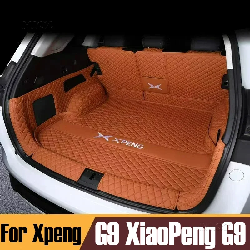 

For Xpeng G9 XiaoPeng G9 2023 2024 2025 Car Accessories Trunk Mats Waterproof Auto Boot Car Custom Protector Pads Interior