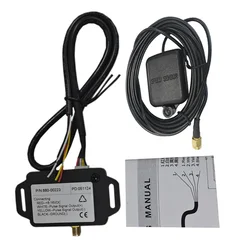 ELING Tachimetro Mittente Adattatore Convertitore di segnale di velocità Spostamento tra GPS e impulso con antenna GPS 8-16 V CC