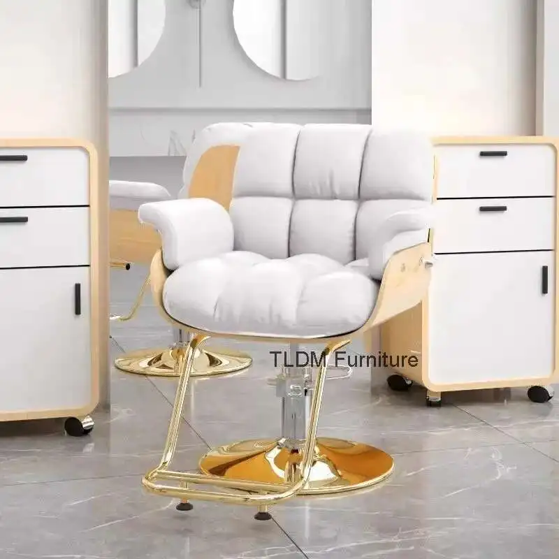 

Professional Barber Chair Shampoo Equipment Massage Rolling Hairdresser Armchair Ergonomic Hair Salon Silla Salon Furniture