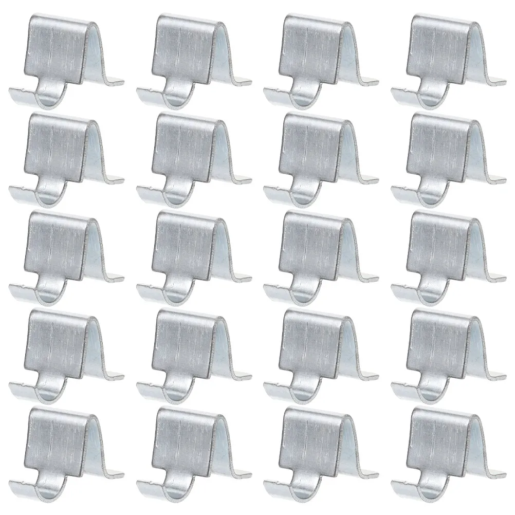 20Pcs High Strength Iron Shelf Support Clips for Cabinet Shelving File Cabinets Kitchen Cabinets Shelf Clips for Metal Shelving