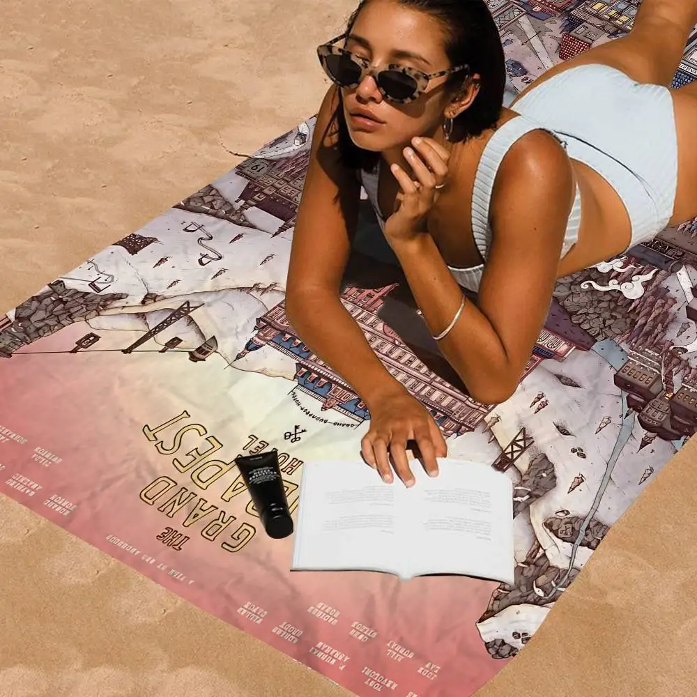The Grand Budapest Hotel Microfiber Beach Towel Absorbent Quick dry Soft Yoga Swimming Resort Mountain Climbing Towel