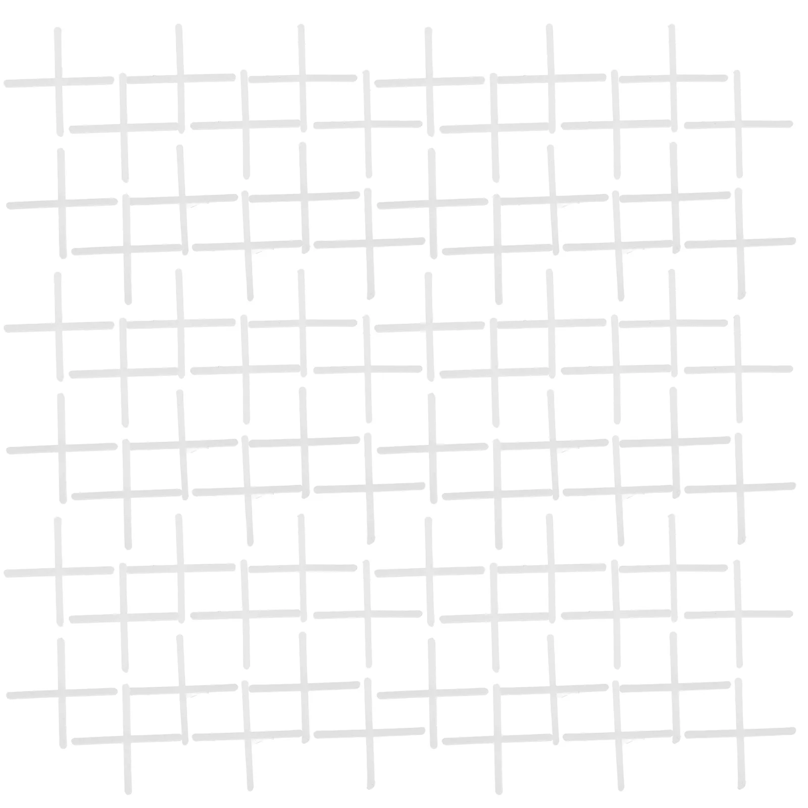 500 قطعة فواصل بلاط على شكل متقاطع فاصل تسوية بلاط سيراميك قابل للاستبدال أدوات تسوية بلاستيكية صغيرة مناسبة لجدار الأرضية