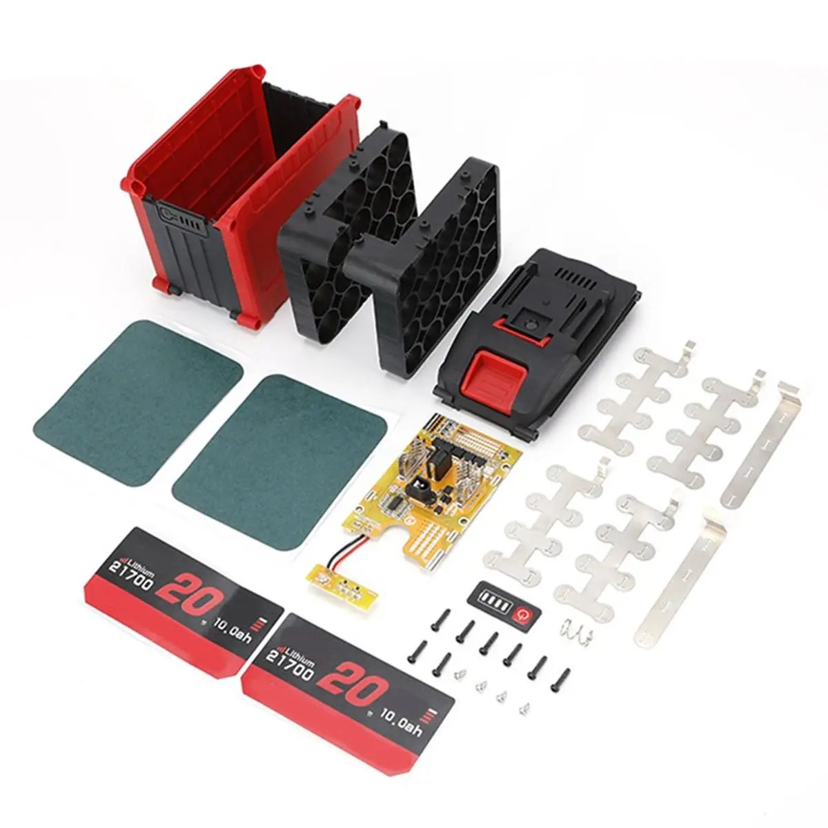 

Y69A For Makita 21700 Li-Battery Case with BMS PCB Board 20 Batteries Installable Charging Protection Shell Box