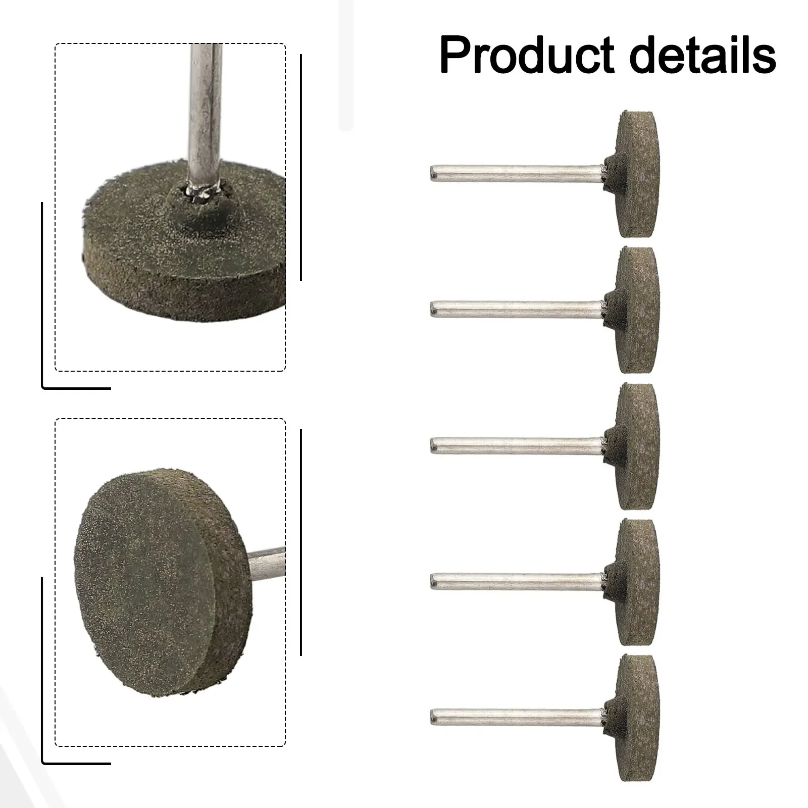 High Quality Polishing Wheel Rubber Polishing Wheel Accessories Grinding Wheel Kit Parts Polishing Burr Replacement