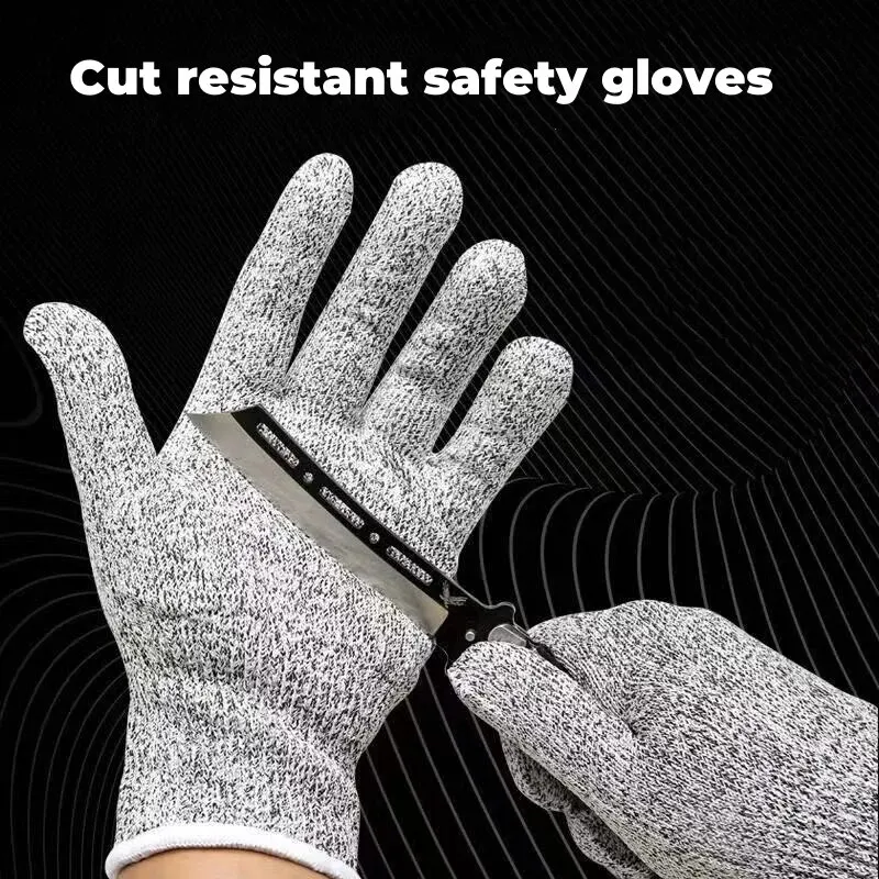 A Pair of Anti-cutting Gloves Glass Factory Kitchen Fishing Special Glass Anti-scratch Anti-knife Cut Anti-stabbing Gloves