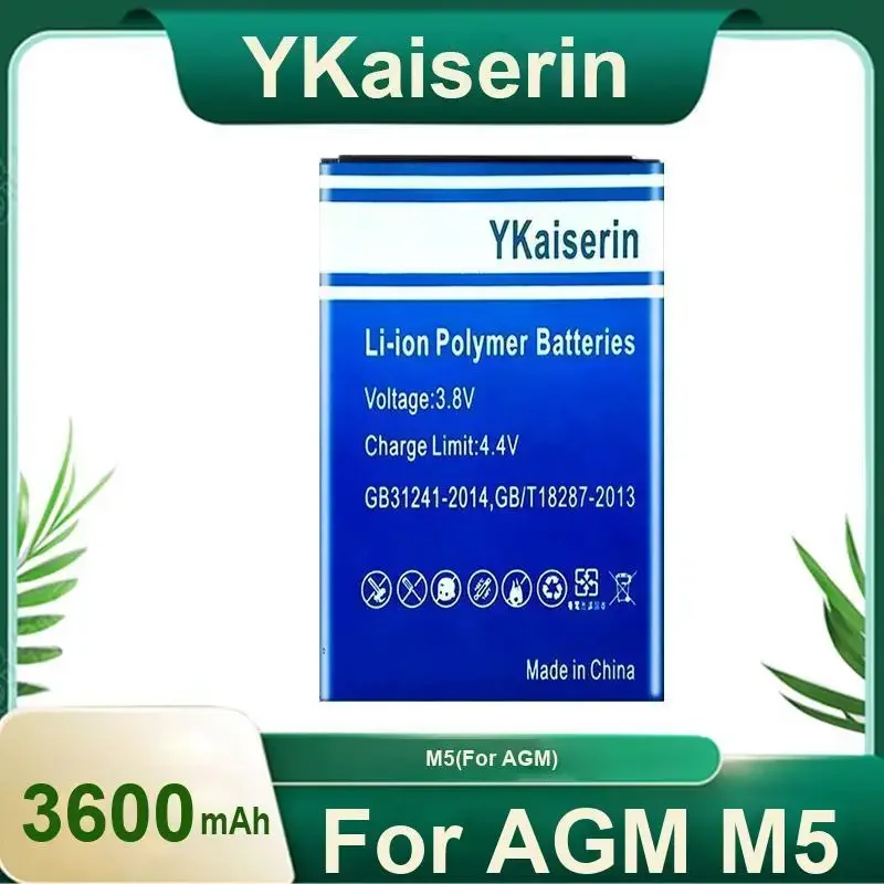 

3600mAh YKaiserin Replacement Battery M 5 for AGM M5 Mobile Phone Bateria