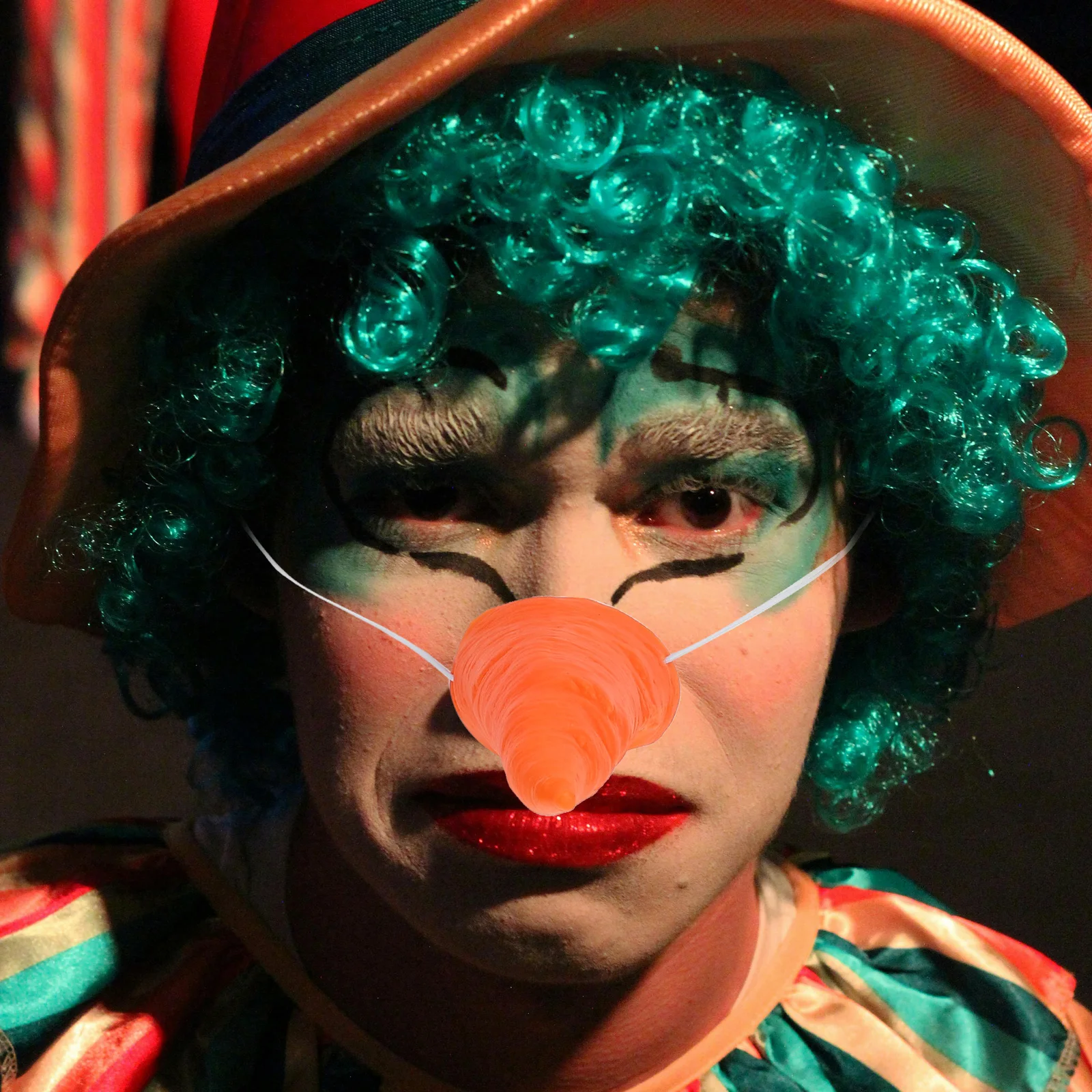 

2Pcs Clown Carrot Nose Prop Party Decoration Snowman Costume DIY Accessory Holiday Festive Cosplay Snowman Nose