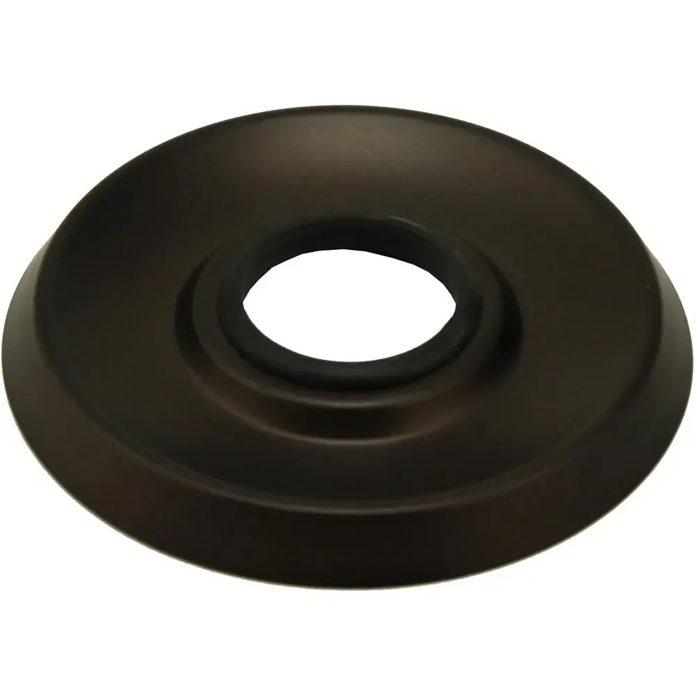 8 Oil Rubbed Bronze Two-Handle Shower Faucet with Porcelain Lever Handles