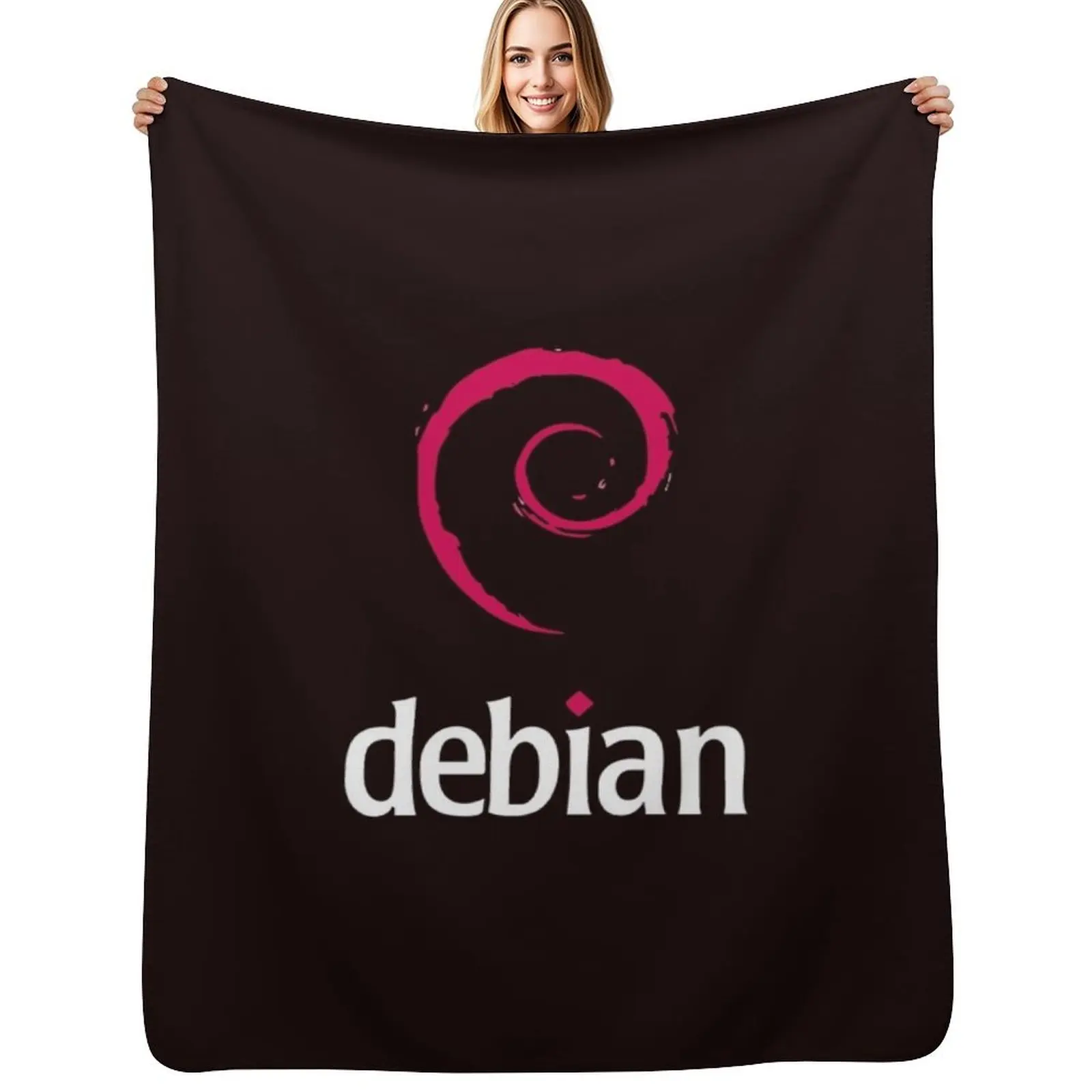 Debian Essential T-Shirt Throw Blanket Blankets For Bed For Sofa Thin Blankets For Baby bed plaid Baby Summer Blankets