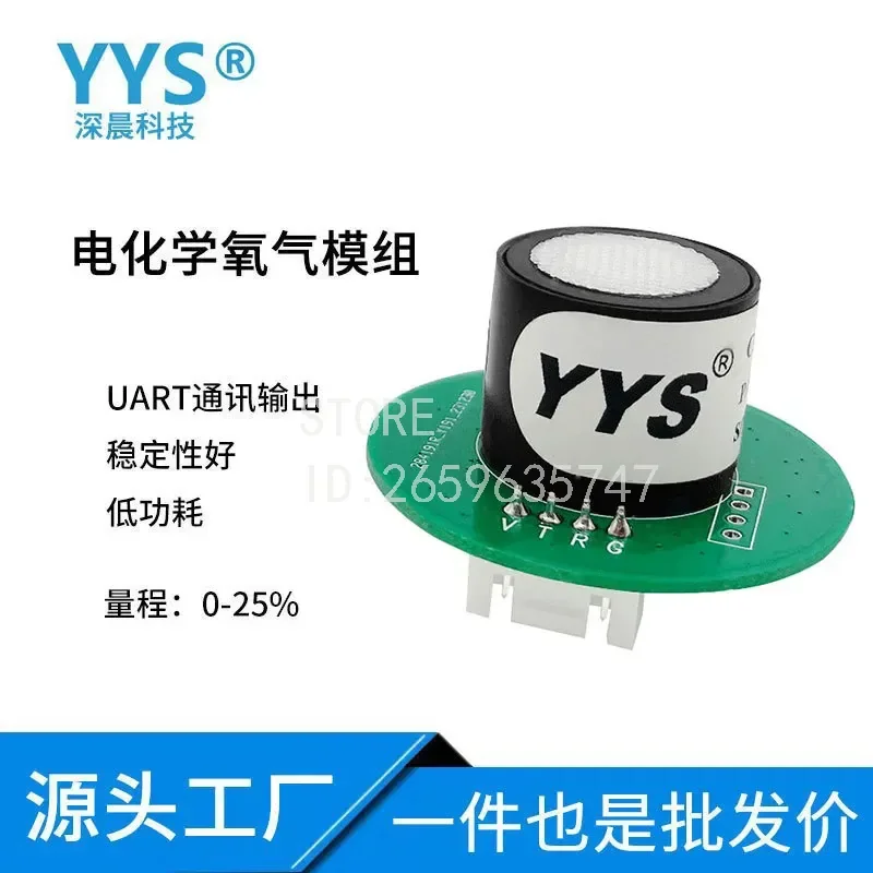 Electrochemical Oxygen Sensor Module O2 Concentration Gas Detection UART Digital Signal Output for Arduino Raspberry Pi