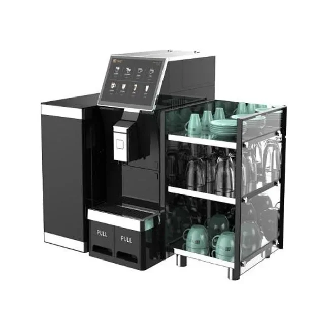 

Commercial Professional Full Auto Cappuccino Latte Espresso Coffee Machine Coffee Vending Machine