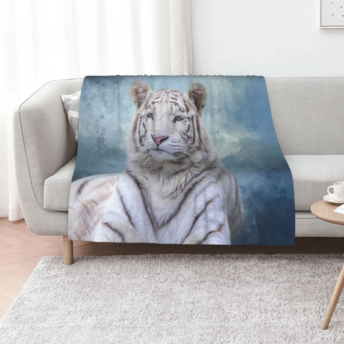 

White Bengal Tiger Throw Blanket Softest Blankets Sofas Of Decoration Soft Plush Plaid Extra Large Throw Blankets