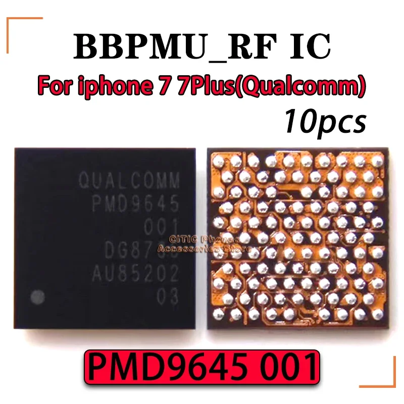 10pcs PMD9645 PMD9655 9635 PM8019 6826 6848 6829 6840 BBPMU_RF Baseband Power IC PMIC For iphone 6 7 8 Plus X XS Max XR 11 Pro