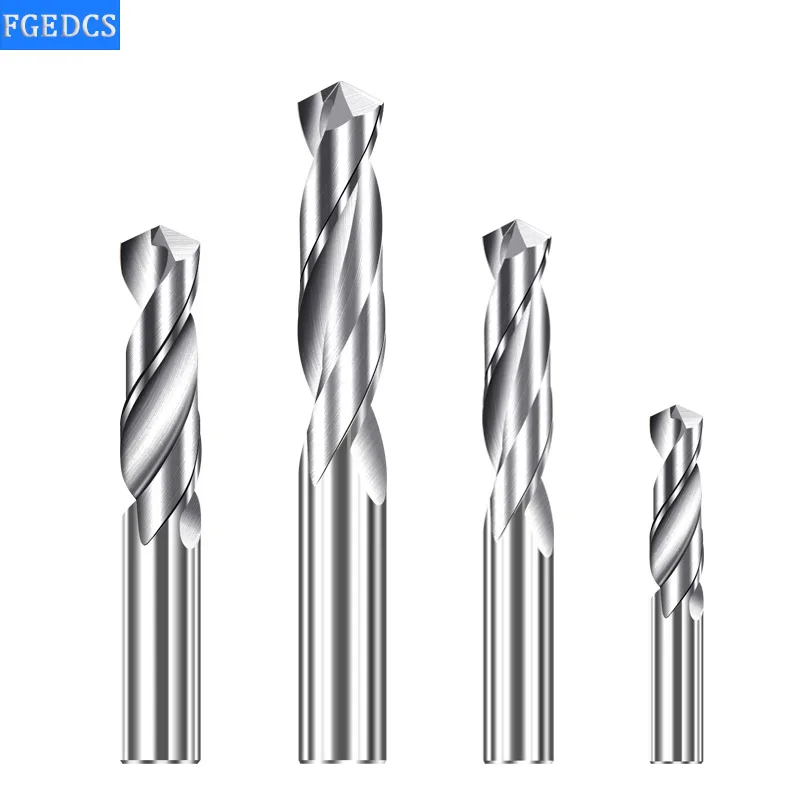 Vhm Twist Boren Cnc Wolfraam Boor 1-20Mm Metalen Werken Bit Voor Rvs Frezen cutter Gereedschap HRC58