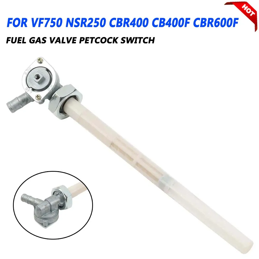 

Tank Gas Fuel Valve Oil Tank Switch Petcock Tap For Honda VF750CD VF750 Magna NSR250 CBR400 NC23 NC29 CB400F CBR600F VT600 NV400