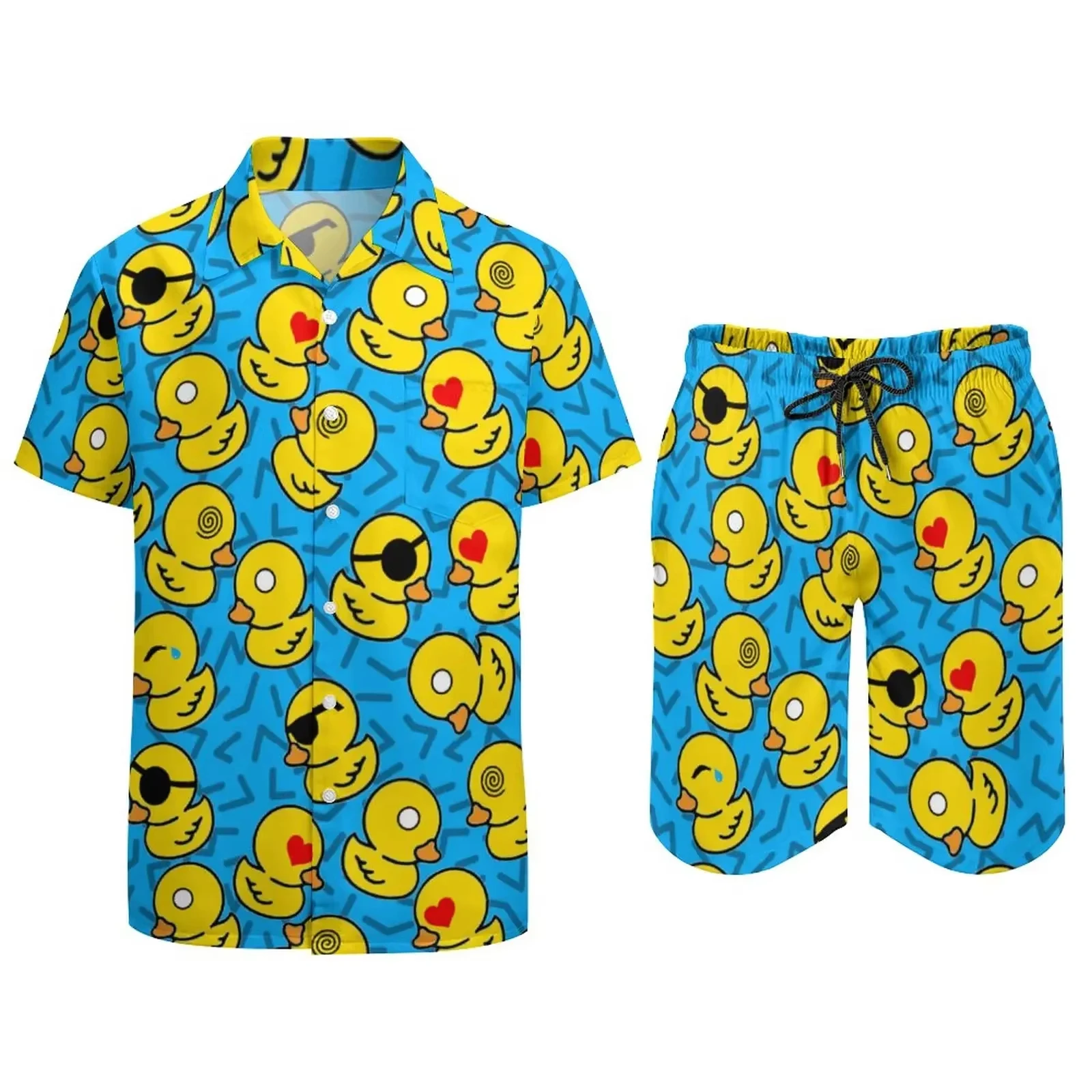 Men Sets Magic Mushroom 80S 90S 3D Print Hawaiian Shirt Set Men's Women's Casual Fashion Shirt+Shorts 2PCS Outfit Set Beach Suit - Image 3