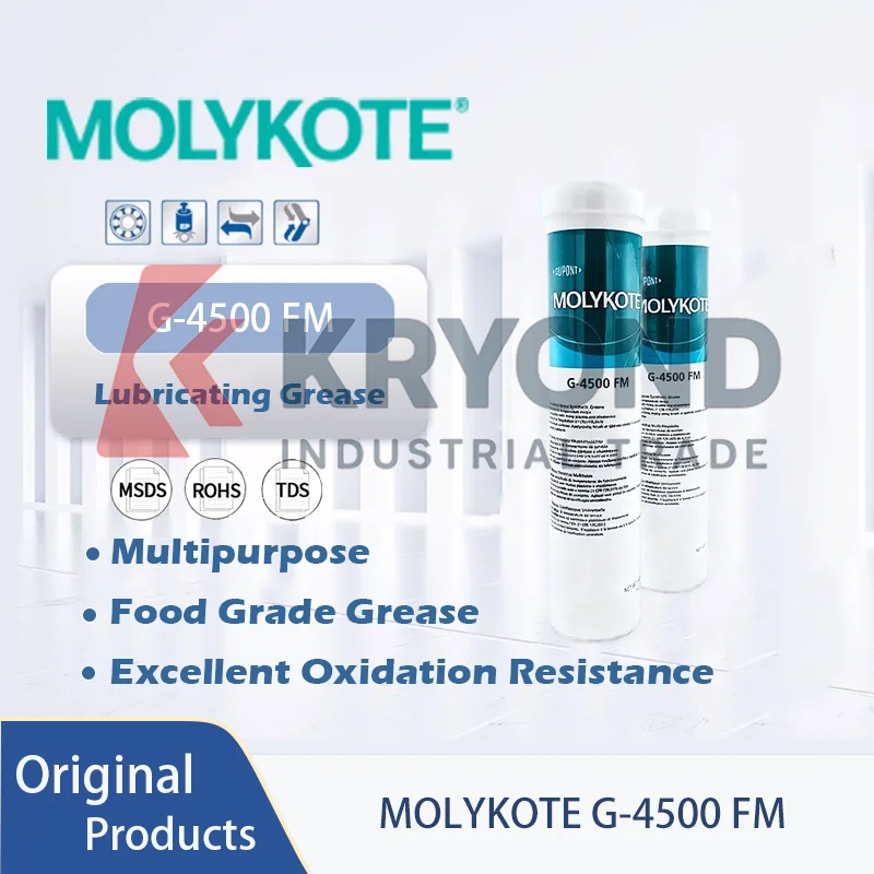 MOLYKOTE G-4500 FM Food Grade Grease 400g NSF H1 Synthetic PTFE Lubricant for Bearings Valves and Food Processing Equipment